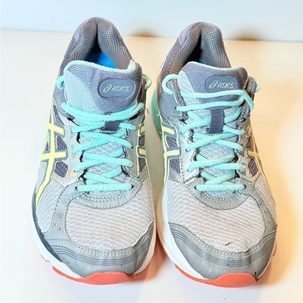 ASICS Women's Running Shoes - Gray and Mint 8.5